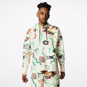 Converse x Come Tees Collaboration Graffiti Hoodie Men’s Oversized Size xxl